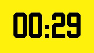 ⏱️29 seconds countdown timer 🟡⚫️ [upl. by Adiahs627]