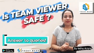 Is Teamviewer Safe  Is teamviewer safe to use  Teamviewer ko use karna safe hai ya nahi  Hindi [upl. by Eam]