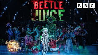 Our Pros turned on the juice for this brilliant Beetlejuice themed dance ✨ BBC Strictly 2024 [upl. by Dunkin670]