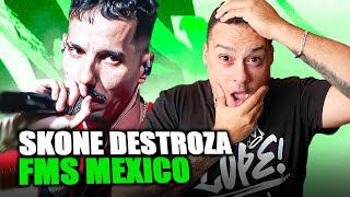 LA MEJOR BATALLA 😱😍 SKONE vs AZUKY en FMS MEXICO J1🇲🇽 REACCIÓN [upl. by Yerffoej]