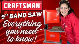 CRAFTSMAN 9quot BAND SAW Everything you NEED TO KNOW CMXEBAR600 Unboxing Parts Set Up Demonstration [upl. by Ettesyl]