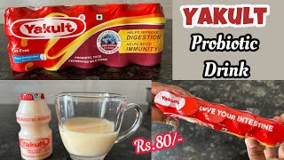 Yakult Probiotic Drink Review  How to use Yakult for Gut Health [upl. by Cathyleen]