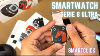 Smart Watch AT8 ULTRA review y cómo vincularlo a tu celular [upl. by Cresida152]