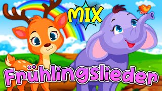 Frühlingslieder MIX 2023 💛 Ich lieb den Frühling 💚 Sing Kinderlieder 💙 Frühblüher ❤ [upl. by Hegyera]