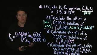 AcidBase Equilibria pH Calculations Part 23 [upl. by Tanya]