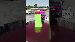 cargotruck truck pothole simulation shorts [upl. by Rebba287]