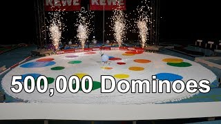 500000 Dominoes  World of Art  2 Guinness World Records [upl. by Anabel]