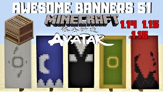 ✔ 5 AWESOME MINECRAFT BANNER DESIGNS WITH TUTORIAL 51 LOOM [upl. by Shaw396]