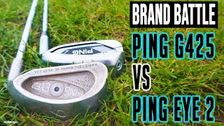 PING G425 vs PING Eye 2  PING Irons Brand Battle  GolfMagiccom [upl. by Kirch]