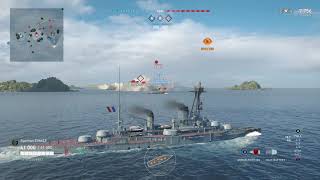 Meet The Courbet Tier 3 French Battleship World of Warships Legends Xbox One X [upl. by Ebner]