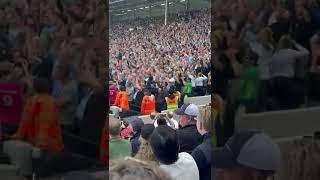 Man City fans doing the Poznan at Fulham yesterday [upl. by Amsirhc749]