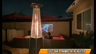 EAST OAK Pyramid Patio Heater [upl. by Delastre159]