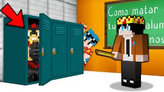 ME ESCONDO DEL PROFESOR TROLLINO 😂 ESCONDITE DENTRO DE UN ARMARIO EN LA ESCUELA 📝🎒 MINECRAFT [upl. by Idieh346]