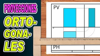 PROYECCIONES ORTOGONALES  EXPLICACIÓN PARA LICEALES [upl. by Giardap]