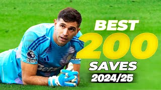 Best 200 Goalkeeper Saves 202425 HD  2 [upl. by Hubble]