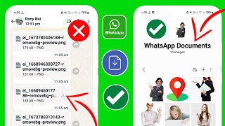 How To Fix WhatsApp Documents Photos Not Showing in Gallery Problem 2024 [upl. by Nyasuh]