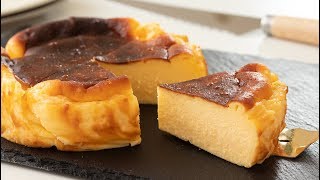 濃厚バスク風チーズケーキの作り方 Basquestyle Baked Cheese Cake｜HidaMari Cooking [upl. by Ettelorahc]