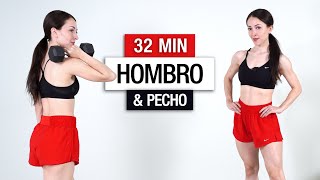 Rutina Circuitos de Hombros y Pecho con Mancuernas 💪🔥  ¡Entrenamiento Intenso en Casa [upl. by Torie]