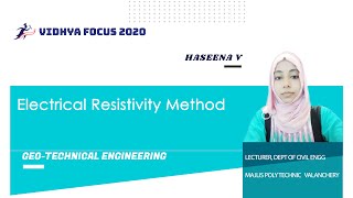 Geophysical Methods  Electrical Resistivity MethodModule 3 Part 36 Geotechnical Engineering [upl. by Tol174]