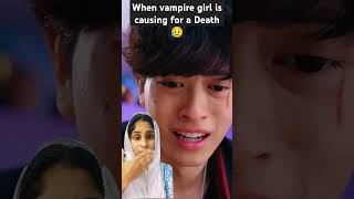 When a vampire girl is causing a Death 😥shortskdrama koreanwebtoonsdramacool greenscreen funny [upl. by Deni]