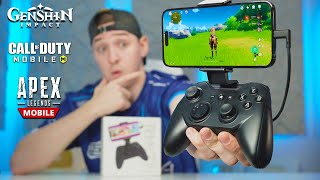 Best WIRED Controller for APEX MOBILE and GENSHIN IMPACT Rotor Riot Unboxing [upl. by Nyrroc]