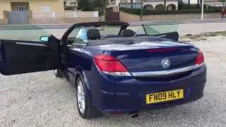 2009 VAUXHALL ASTRA CONVERTIBLE TWINTOP 18 VVTI DESIGN RHD NOT LHD FOR SALE IN SPAIN [upl. by Fanny468]