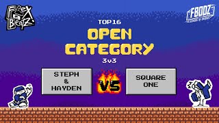 Steph amp Hayden VS Square One  Open Cat Top 16  Flex ē Beatz [upl. by Ettelracs]