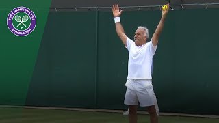 Mansour Bahrami  the master entertainer  Wimbledon 2018 [upl. by Watkin]