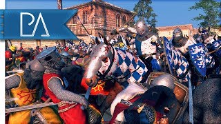 BRUTAL 15K TROOP SIEGE BATTLE  Medieval Kingdoms Total War 1212AD Gameplay [upl. by Glenn]