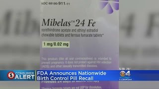 Recall Ordered After Improperly Packaged Birth Control Could Lead To Pregnancy [upl. by Ffilc]