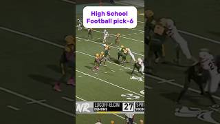 High School Football Tyquawn Murphy interception Pick 6 for LugoffElgin High School football [upl. by Dachi]