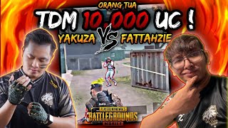 TDM WARGA EMAS BERNILAI 10000 UC   YakuzaXGaming VS FattahZie   PUBG MOBILE [upl. by Nordgren837]