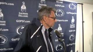 Joe Paterno PostAlabama Outburst [upl. by Ramona]