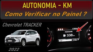 Como Verificar a Autonomia em KM no Painel do Chevrolet TRACKER [upl. by Neroled]