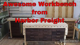 Building The Ultimate Workbench on a Budget Modifying The Harbor Freight Yukon 58832 [upl. by Stryker500]