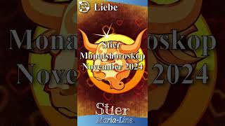 Stier LIEBE ❤️ Horoskop November 2024 [upl. by Zipporah]