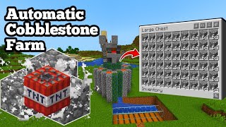 Automatic Cobblestone Farm Java Edition 100000 ItemJam [upl. by Dugas]