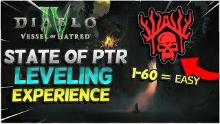 Diablo 4 Season 6 PTR Leveling Experience Vessel of Hatred [upl. by Kaufmann]