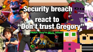 Security breach reacts Game Theory Gacha Club Glammike RoboGregory and Vanessabeth AU [upl. by Atiz]