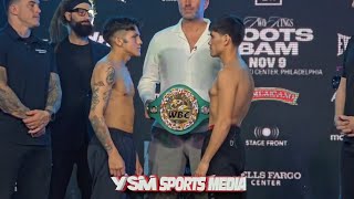 Bam Rodriguez vs Pedro Guevara Weigh inFaceOff [upl. by Nivaj]