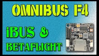 Omnibus F4 V2  FLYSKY iBUS Setup [upl. by Fesuoy]