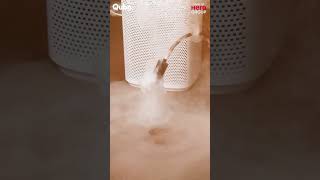 Watch Qubo Smart Air Purifier fight Fog Machine Dry Ice and Talcom Powder [upl. by Selinda]