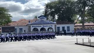 BANDEIRANTES DO AR  DESFILE ALUSIVO AOS 150 ANOS DO PAI DA AVIAÇÃO SANTOS DUMONT  BANDA DA EEAR [upl. by Idyak827]