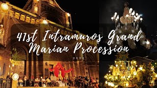 41st Intramuros Grand Marian Procession 2022  IGMP avemaria igmp [upl. by Vanni473]