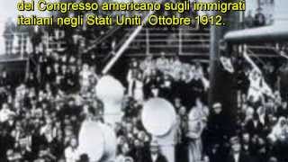 Relaz dellIspettper lImmigrazdel Congresso americano sugli immigrati italiani 1912 [upl. by Bello363]