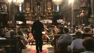 SELMI CELLO CONCERTO PACCAGNELLA Dir ITALIAN SUZUKI TEACHERS ORCHESTRA FestivalViaFrancigena MOSCA [upl. by Helsa]