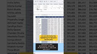 SPARKLINES IN EXCEL [upl. by Odrahcir313]