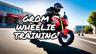 2024 Honda Grom Wheelie Practice [upl. by Rivy]