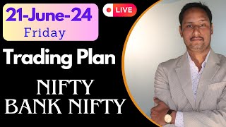 Nifty Prediction Today 21June Nifty Bank Nifty Trading Plan On Yoga Day [upl. by Atyekram163]