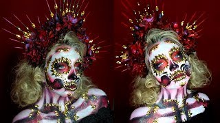 SUGAR SKULL with Nicole Rayner BACKSTAGE VIDEO [upl. by Templer580]